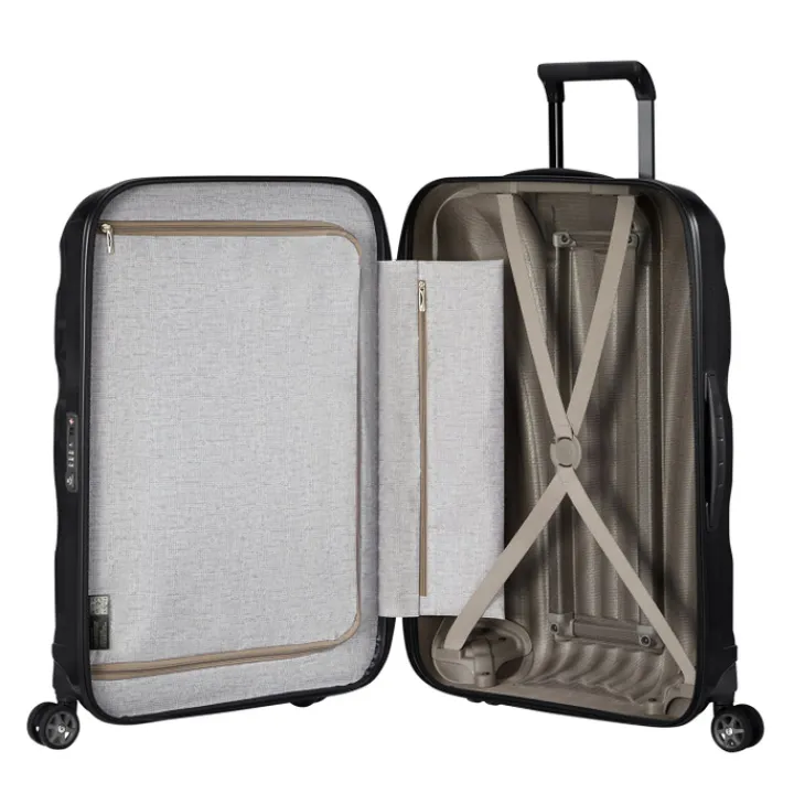 Reistrolleys|Reiskoffers>Samsonite C-Lite Spinner 81 black