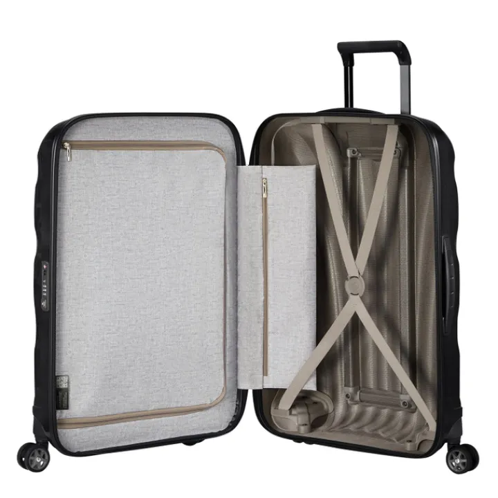 Reistrolleys|Reiskoffers>Samsonite C-Lite Spinner 75 black