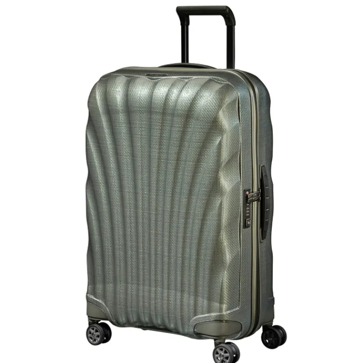 Reistrolleys|Reiskoffers>Samsonite C-Lite Spinner 69 metallic green