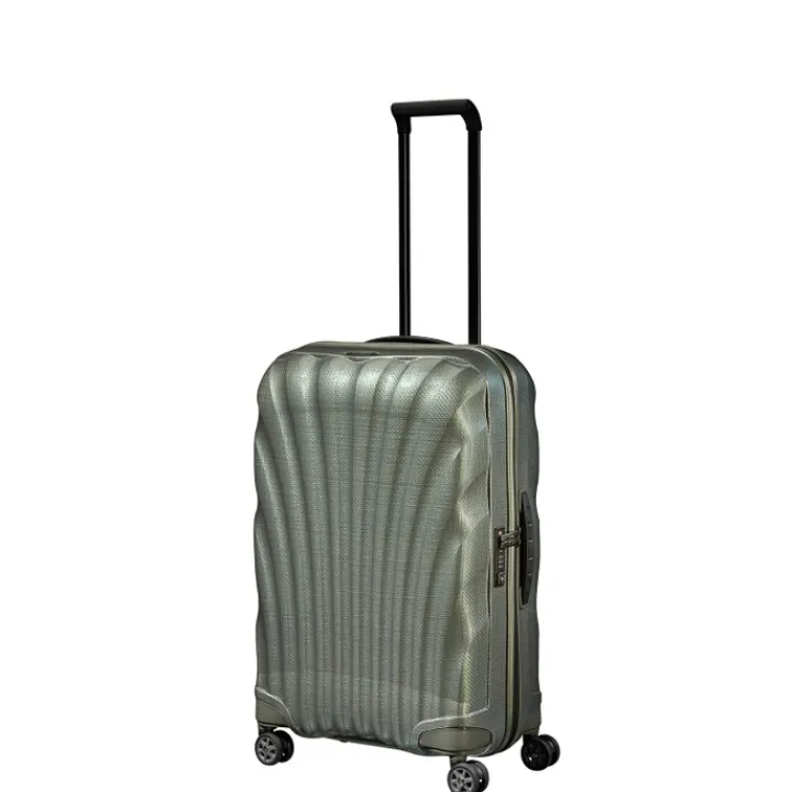 Reistrolleys|Reiskoffers>Samsonite C-Lite Spinner 69 metallic green