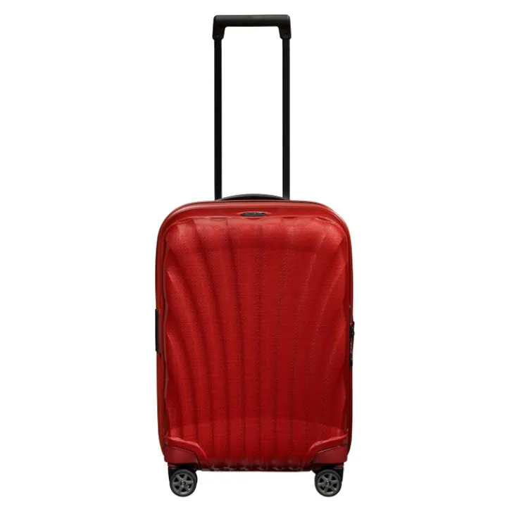 Transavia Trolleys|Ryanair Trolleys>Samsonite C-Lite Spinner 55 Exp chili red