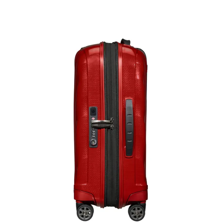 Transavia Trolleys|Ryanair Trolleys>Samsonite C-Lite Spinner 55 Exp chili red