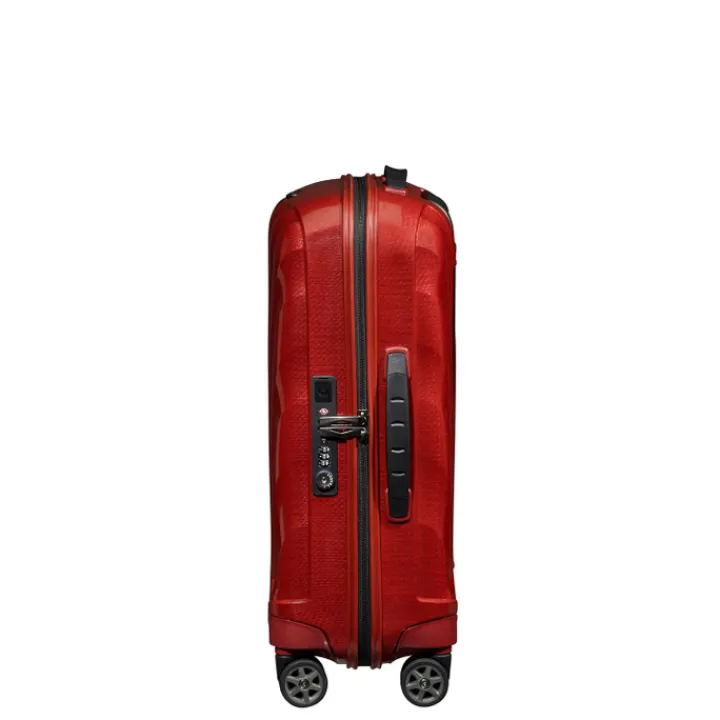 Transavia Trolleys|Ryanair Trolleys>Samsonite C-Lite Spinner 55 Exp chili red