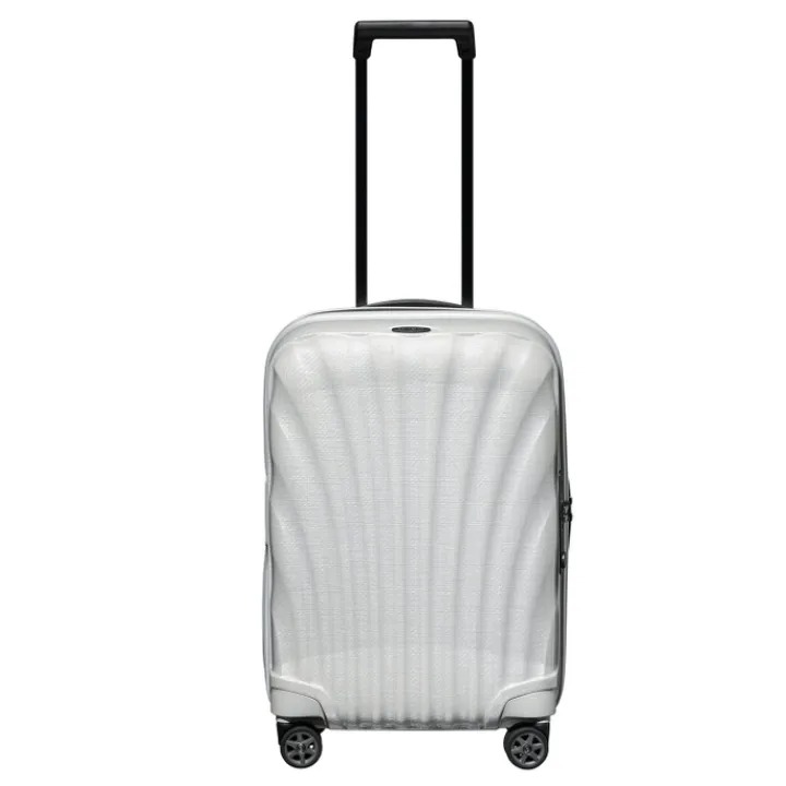 Transavia Trolleys|Ryanair Trolleys>Samsonite C-Lite Spinner 55 Exp off white