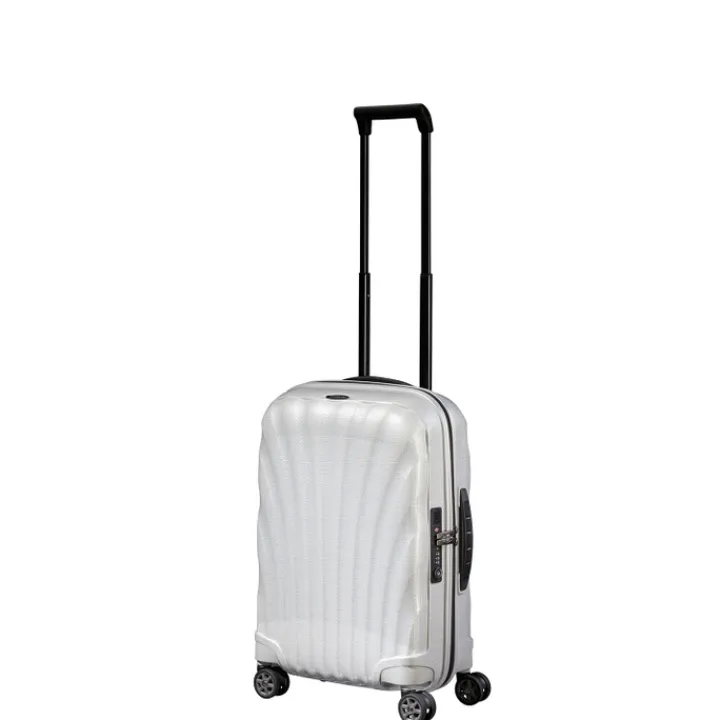 Transavia Trolleys|Ryanair Trolleys>Samsonite C-Lite Spinner 55 Exp off white