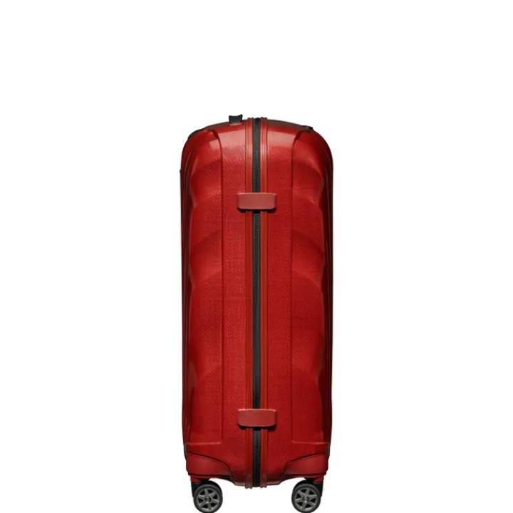 Reistrolleys|Reiskoffers>Samsonite C-Lite Spinner 69 chili red
