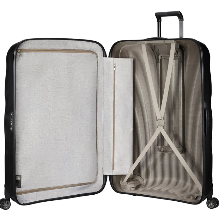 Reistrolleys|Reiskoffers>Samsonite C-Lite Spinner 86 black