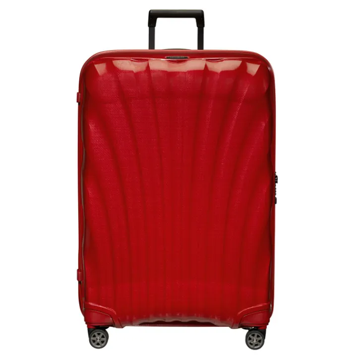 Reistrolleys|Reiskoffers>Samsonite C-Lite Spinner 81 chili red