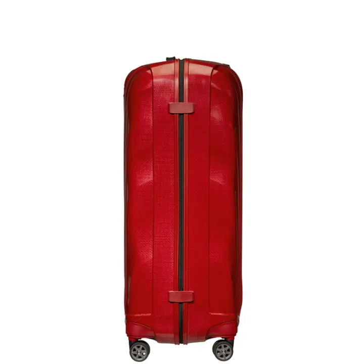 Reistrolleys|Reiskoffers>Samsonite C-Lite Spinner 81 chili red