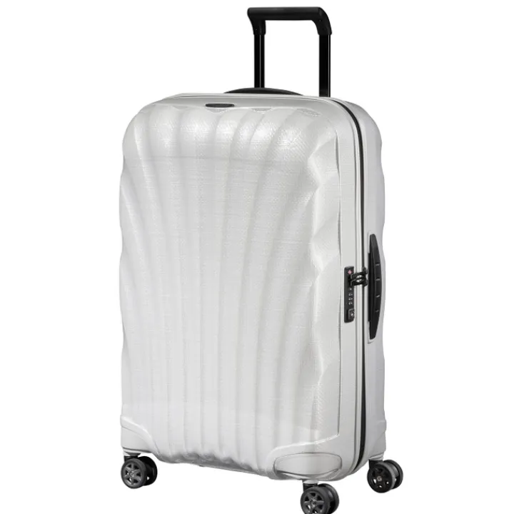 Reistrolleys|Reiskoffers>Samsonite C-Lite Spinner 69 off white