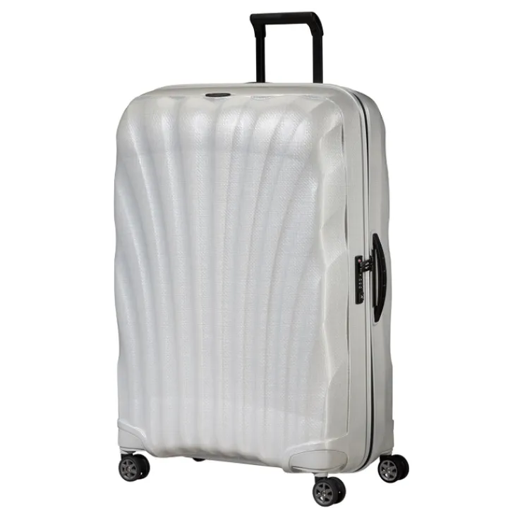 Reistrolleys|Reiskoffers>Samsonite C-Lite Spinner 81 off white