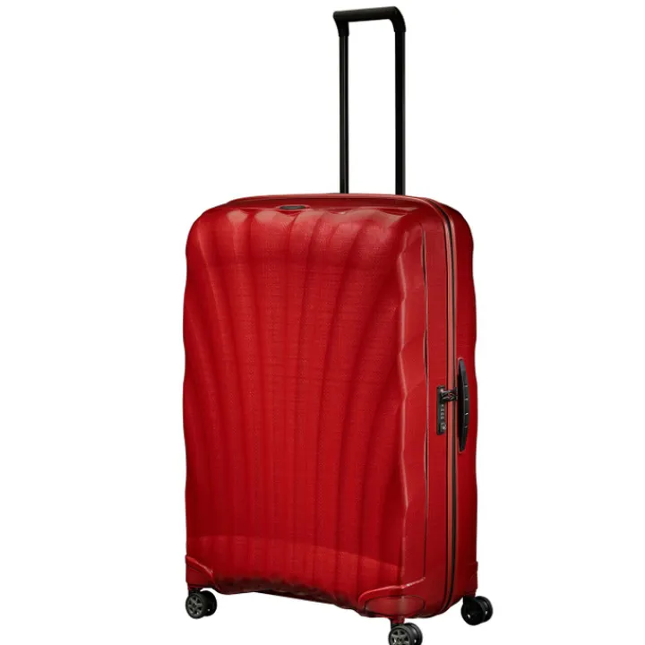 Reistrolleys|Reiskoffers>Samsonite C-Lite Spinner 86 chili red