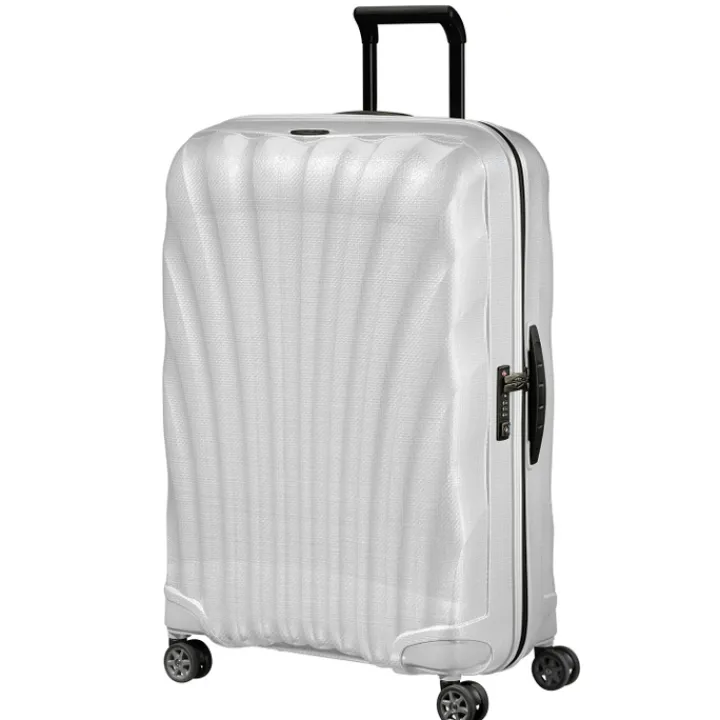 Reistrolleys|Lichtgewicht Koffers>Samsonite C-Lite Spinner 75 off white