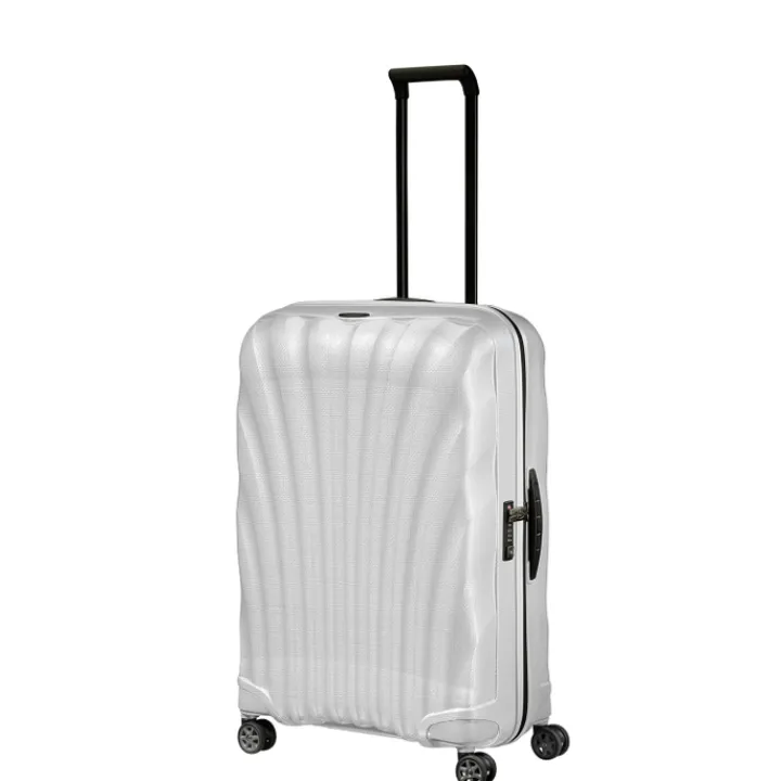 Reistrolleys|Lichtgewicht Koffers>Samsonite C-Lite Spinner 75 off white