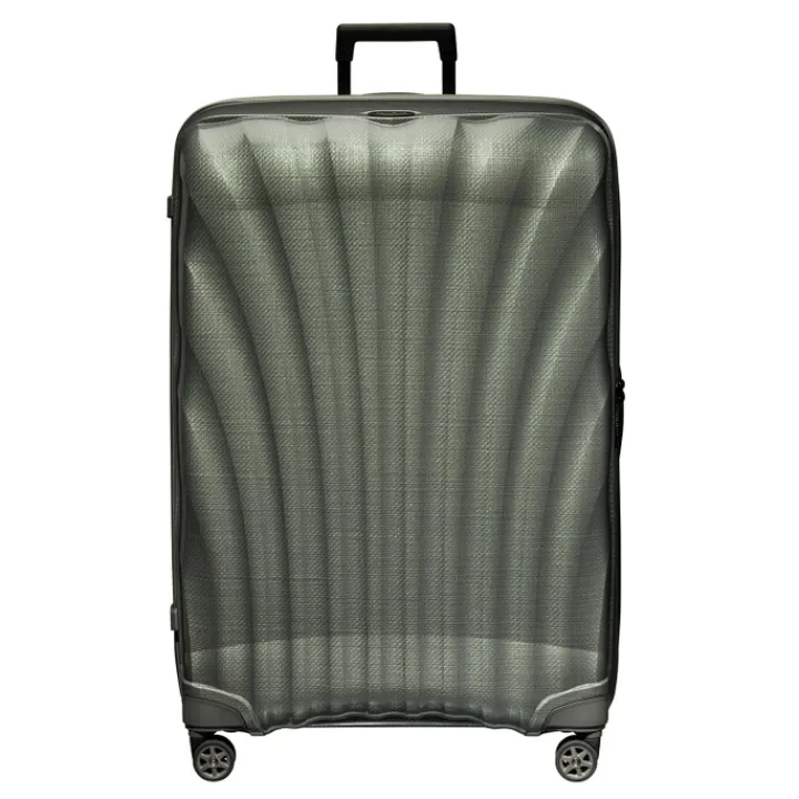 Reistrolleys|Reiskoffers>Samsonite C-Lite Spinner 86 metallic green
