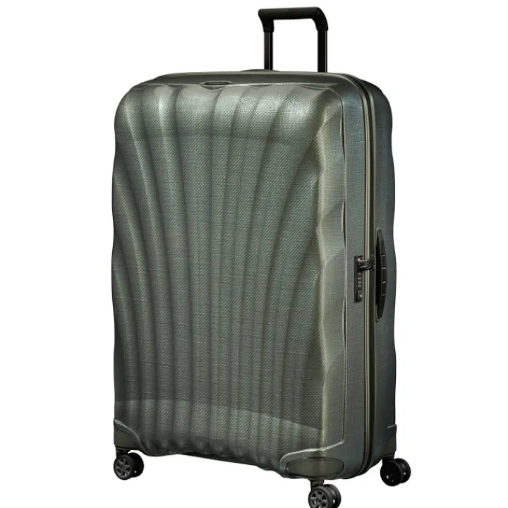 Reistrolleys|Reiskoffers>Samsonite C-Lite Spinner 86 metallic green
