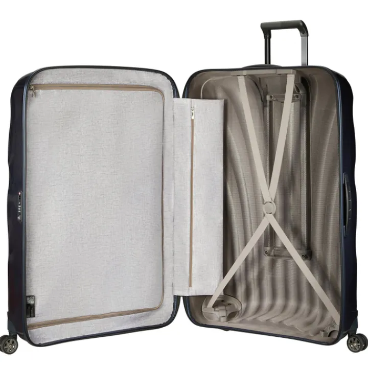 Reistrolleys|Reiskoffers>Samsonite C-Lite Spinner 86 midnight blue