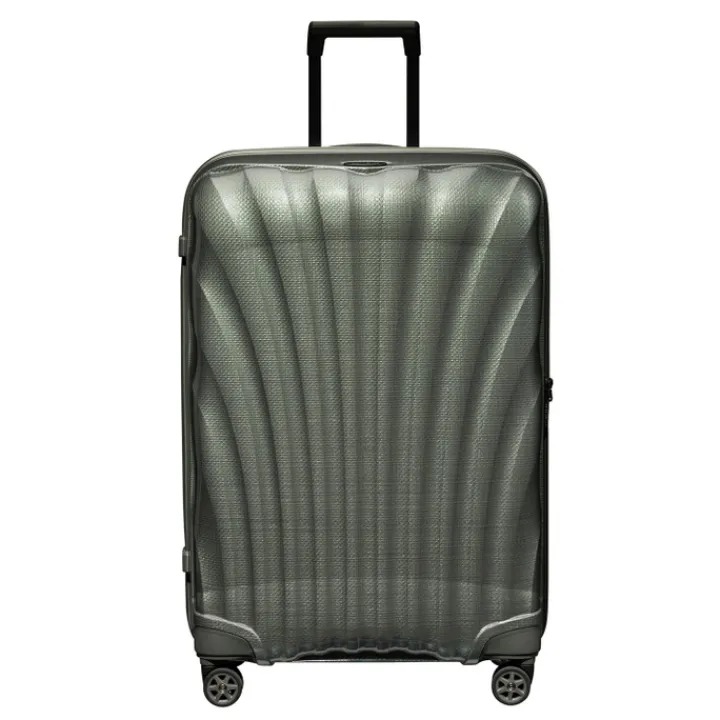 Reistrolleys|Reiskoffers>Samsonite C-Lite Spinner 75 metallic green