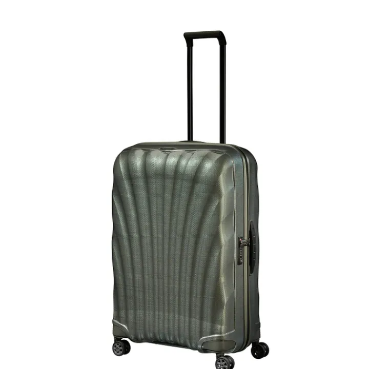 Reistrolleys|Reiskoffers>Samsonite C-Lite Spinner 75 metallic green