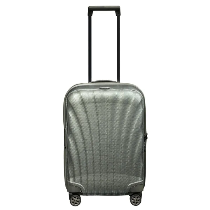 Transavia Trolleys|Ryanair Trolleys>Samsonite C-Lite Spinner 55 Exp metallic green