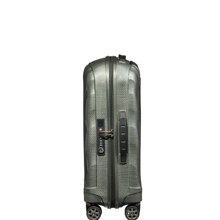 Transavia Trolleys|Ryanair Trolleys>Samsonite C-Lite Spinner 55 Exp metallic green