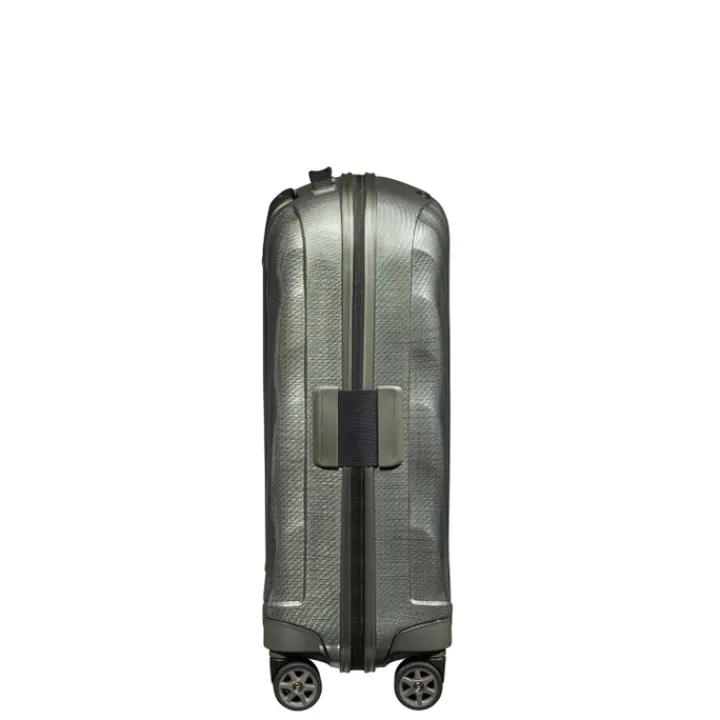 Transavia Trolleys|Ryanair Trolleys>Samsonite C-Lite Spinner 55 Exp metallic green