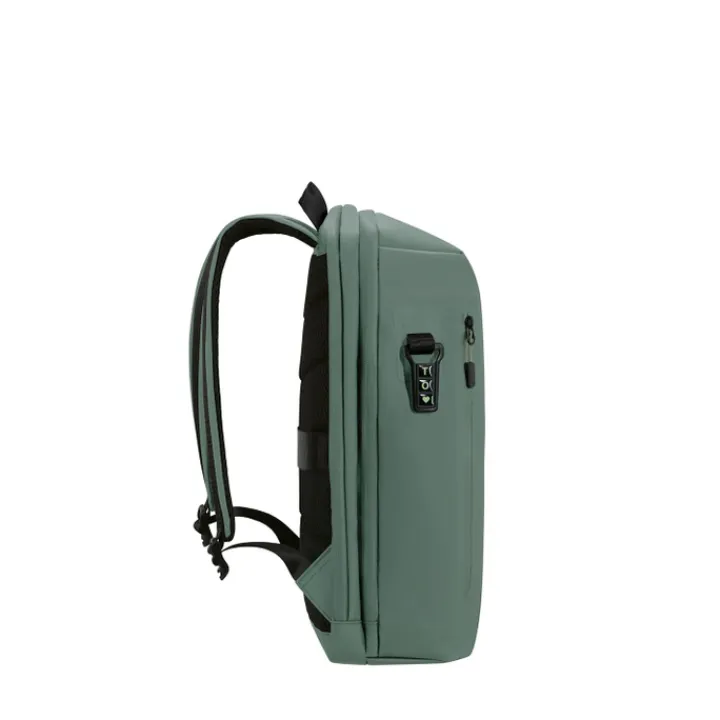Kleine Rugzakken|Heren Rugzakken>Samsonite Coatify Biz Backpack 15.6" green