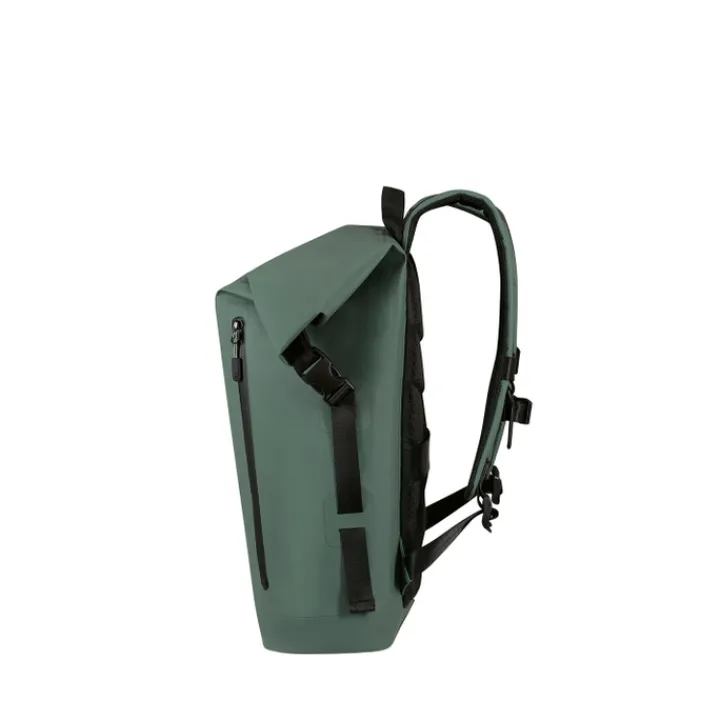 Heren Rugzakken|Dames Rugzakken>Samsonite Coatify Biz IPX4 Rolltop Backpack 15.6" green