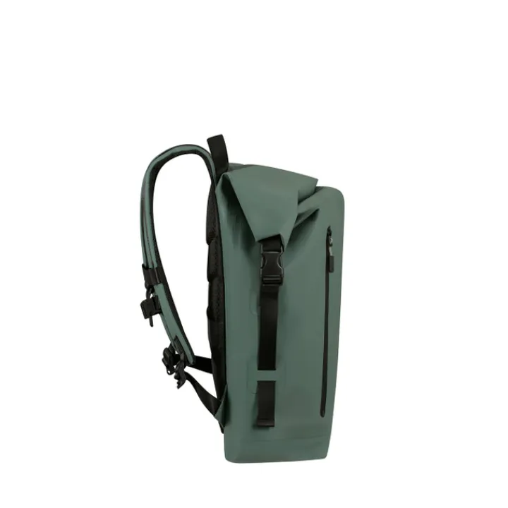 Heren Rugzakken|Dames Rugzakken>Samsonite Coatify Biz IPX4 Rolltop Backpack 15.6" green