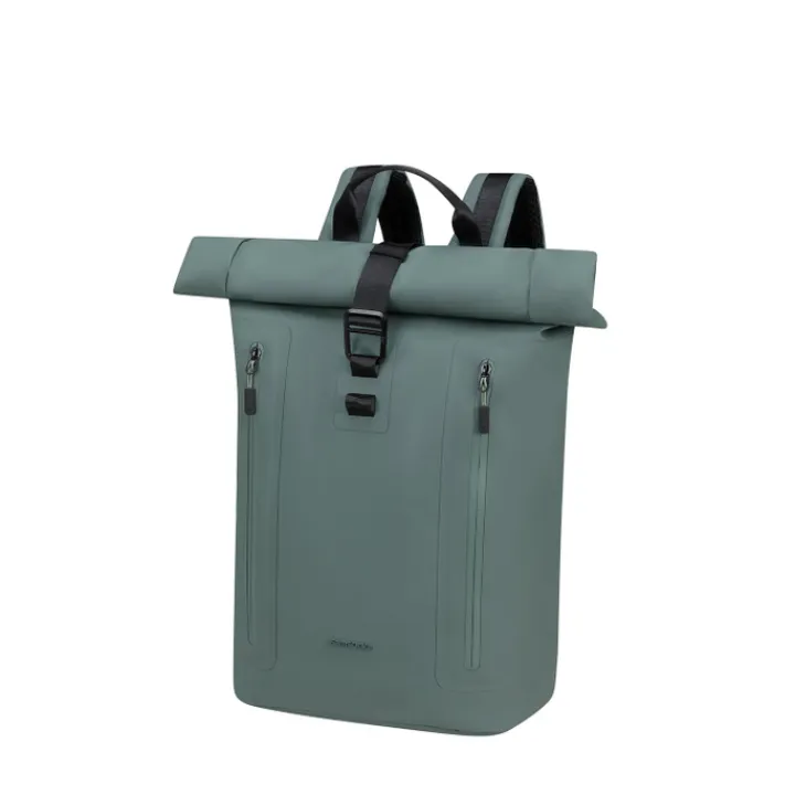 Heren Rugzakken|Dames Rugzakken>Samsonite Coatify Biz Rolltop Backpack 15.6" green