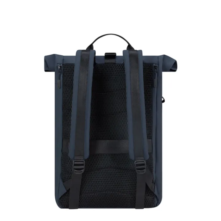 Kleine Rugzakken|Heren Rugzakken>Samsonite Coatify Biz Rolltop Backpack 14.1" blue