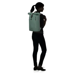 Kleine Rugzakken|Heren Rugzakken>Samsonite Coatify Biz Rolltop Backpack 14.1" green