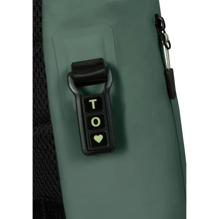 Kleine Rugzakken|Heren Rugzakken>Samsonite Coatify Biz Rolltop Backpack 14.1" green