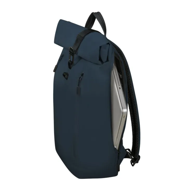Heren Rugzakken|Dames Rugzakken>Samsonite Coatify Biz Rolltop Backpack 15.6" blue