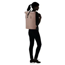 Heren Rugzakken|Dames Rugzakken>Samsonite Coatify Biz Rolltop Backpack 15.6" rose