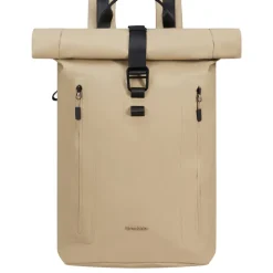 Heren Rugzakken|Dames Rugzakken>Samsonite Coatify Biz Rolltop Backpack 15.6" sand