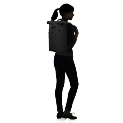 Kleine Rugzakken|Heren Rugzakken>Samsonite Coatify Biz Rolltop Backpack 14.1" black