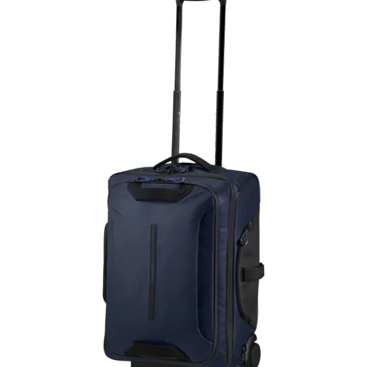 Rugzak Met Wieltjes|Handbagage Reistassen>Samsonite Ecodiver Duffle/Wheels 55 Backpack blue nights