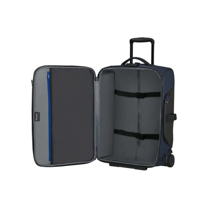 Rugzak Met Wieltjes|Handbagage Reistassen>Samsonite Ecodiver Duffle/Wheels 55 Backpack blue nights