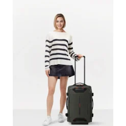 Handbagage Reistassen|Heren Reistassen>Samsonite Ecodiver Duffle/Wheels 55/35 climbing ivy