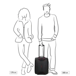Transavia Trolleys|Handbagage Trolleys>Samsonite Ecodiver Duffle/Wheels Underseater black