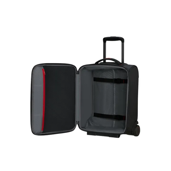 Transavia Trolleys|Handbagage Trolleys>Samsonite Ecodiver Duffle/Wheels Underseater black