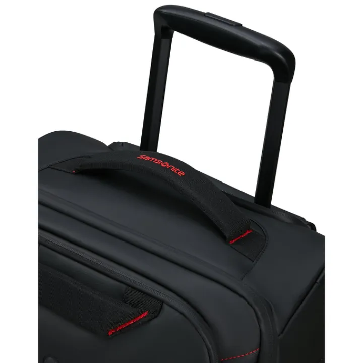 Transavia Trolleys|Handbagage Trolleys>Samsonite Ecodiver Duffle/Wheels Underseater black