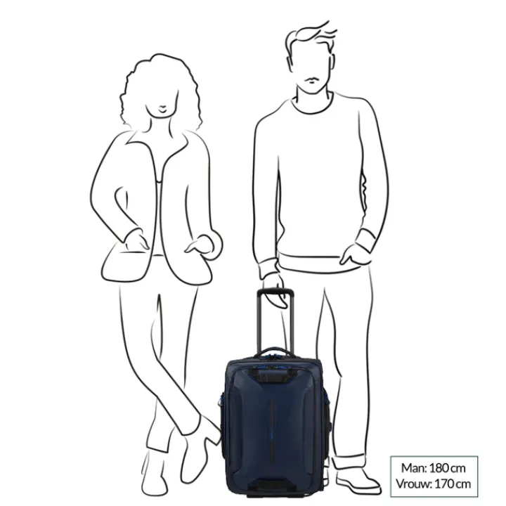 Handbagage Reistassen|Heren Reistassen>Samsonite Ecodiver Duffle/Wheels 55/35 yellow