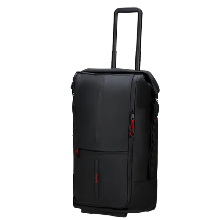 Grote Reistassen|Heren Reistassen>Samsonite Ecodiver Foldable Duffle/Wheels 4-IN-1 black