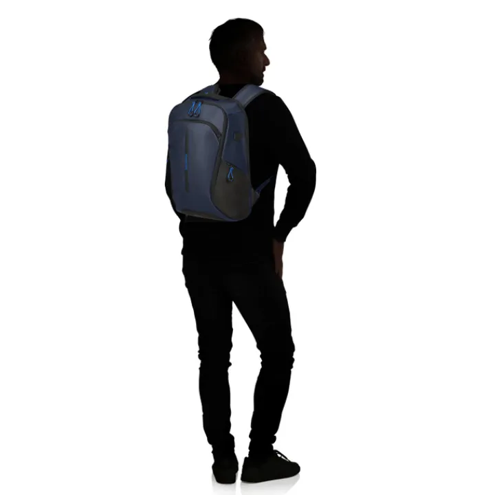 Kleine Rugzakken|Heren Rugzakken>Samsonite Ecodiver Laptop Backpack M USB blue nights