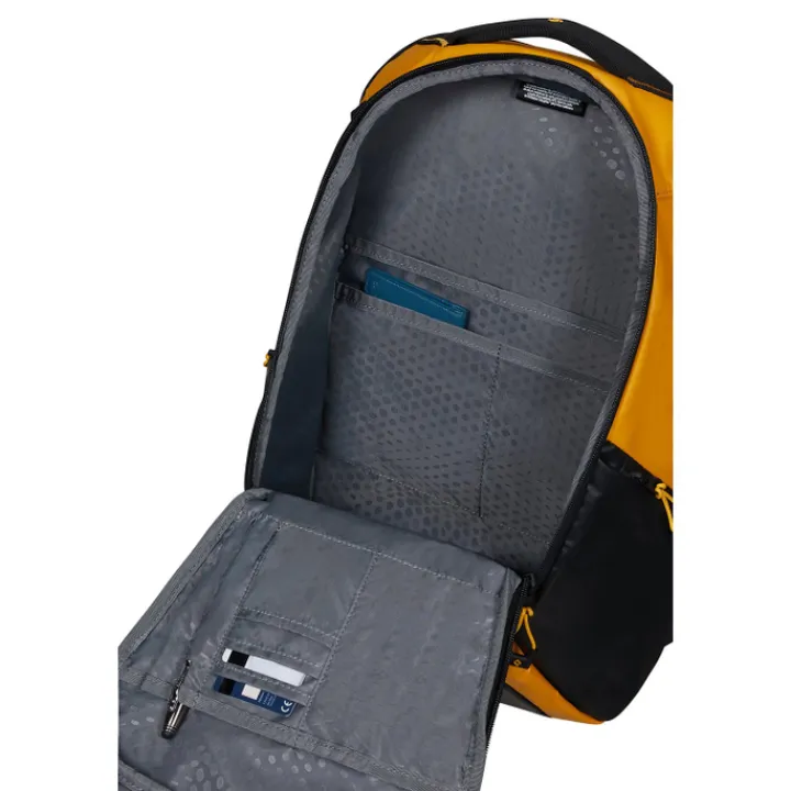 Kleine Rugzakken|Heren Rugzakken>Samsonite Ecodiver Laptop Backpack M USB yellow