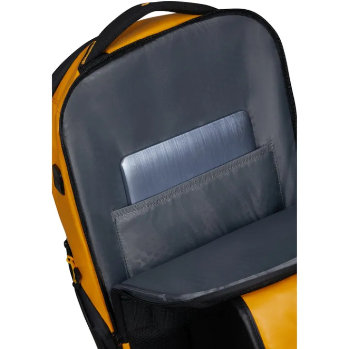 Kleine Rugzakken|Heren Rugzakken>Samsonite Ecodiver Laptop Backpack M USB yellow