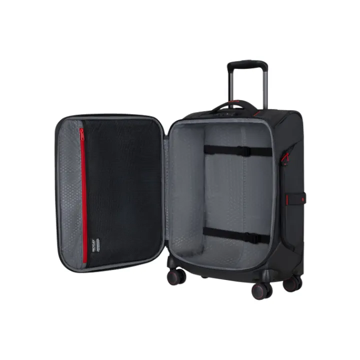 Transavia Trolleys|Handbagage Trolleys>Samsonite Ecodiver Spinner Duffle 55 black
