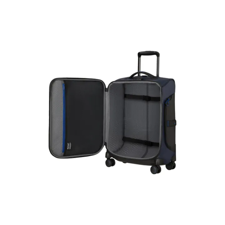Transavia Trolleys|Handbagage Trolleys>Samsonite Ecodiver Spinner Duffle 55 blue nights
